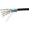 DATACOM FTP drôt Cat5e 100m samonosný OUTDOOR blk 1388 - Datacom 1388 FTP, drát, Cat5e, 100m, černý