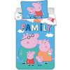 Jerry Fabrics Obliečky do postieľky Peppa Pig 215 100 × 135, 40 × 60 cm