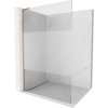 Mexen Kioto L, sprchová zástena Walk-In 90 x 200 cm, 8mm číre sklo-námraza, medený matný profil, 800-090-103-65-35