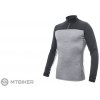 Sensor MERINO BOLD tričko, zips cool gray/anthracite S