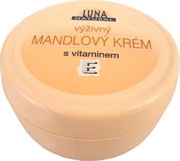 Luna Natural vitamín E mandlový výživný krém 200 ml