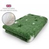 DRYBED Premium Vet Bed Hviezdna noc tmavozelený 150 x 100 cm