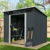 Záhradný domček BestBerg ZDSL-6A / 6,6 m² / 238 x 279 x 203 cm / sivá