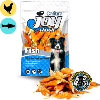 Calibra Joy Dog Classic Fish & Chicken Slice New 80 g