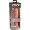 King Cock 8 ohybný realistický vibrátor 25 cm
