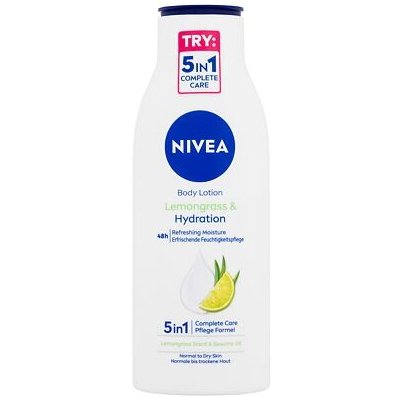 Nivea Lemongrass & Hydration tělové mléko s 48h hydratací 400 ml pro ženy