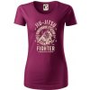 Jiu Jitsu logo guľaté - Dámske tričko z organickej bavlny Origin (GOTS) - XS ( Fuchsiová )