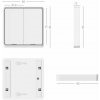 Immax 07507L NEO vypínač, 86x86mm 2-tlačidlový, 1x CR 2430, WiFi, biela