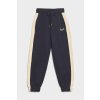 TEPLÁKY GANT D2. COLOR BLOCK SWEAT PANTS EVENING BLUE