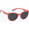 Detské slnečné okuliare Polaroid PLD 8065/S coral/grey polarized