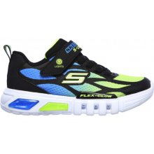 Skechers FLEX-GLOW DEZLOM Detská voľnočasová čierna