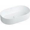 Omnires Mesa umývadlo 53x32 cm oválny pultové umývadlo biela MESA530BM