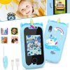 DETSKÝ FOTOAPARÁT V TVARE SMARTFÓNU S DOTYKOVOU OBRAZOVKOU, HUDBNÁ HRAČKA