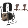 EARMOR Elektronická slúchadlá Earmor M32X PLUS ARC - Coyote Brown