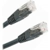Patch Cat5E, UTP - 1m, čierny PK-UTP5E-010-BLK