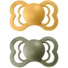 Bibs Supreme silikon 2 ks Honey bee / olive