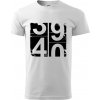 Tachometer 40 - Klasické pánske tričko vyššej gramáže - 3XL ( Biela )
