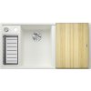 Blanco AXIA III 6 S biela s excentrom + drevená krájacia doska 524647