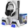 iPega P5023 Charging Station with Cooling PS5 PS4 Black