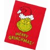 TipTrade Deka Detská Grinch Veselé Vianoce vianoce červená