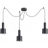 Ideal Lux | Ideal Lux - Luster na lanku HOLLY 3xE27/60W/230V pavúk čierna | ID231594