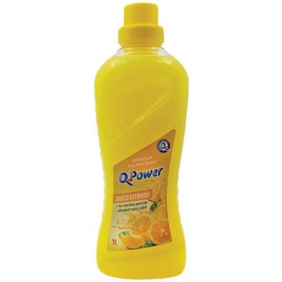 Q-Power UNI čistič na podlahy a povrchy 1 l - Svieže citrusy Q-Power