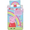 Jerry Fabrics Posteľné obliečky Peppa Pig Rainbow