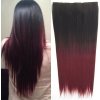 Clip in vlasy - 60 cm dlhý pás vlasov - ombre štýl - odtieň 2 T 99J - odtieň 2 T 99J