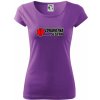 Zdravotná sestra - kríž - Dámske tričko Pure - 3XL ( Fialová )