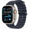 Apple Watch Ultra 2 GPS + Cellular 49mm Natural Titanium Case with Navy Ocean Band MX4D3CS/A
