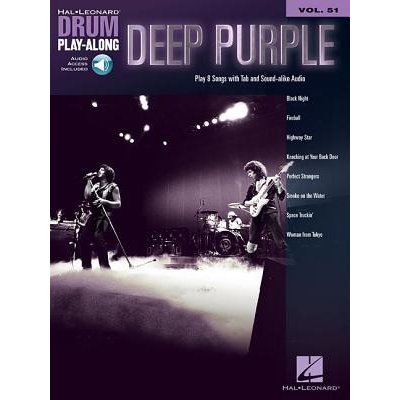 DEEP PURPLE DRUM PLAYALONG VOLUME 51