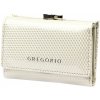 Gregorio CB-117 béžová lakovaná peňaženka pre ženy 12 x 8,5 x 3 cm