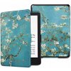 Armori Trimer T137, puzdro pre Amazon Kindle 6 (7. generácia) - magnetické zatváranie, AutoSleep, motív Blue Garden (Obal na čítačku Amazon Kindle 6 (7. generácia) - ARMORI TRIMER T137, motív Blue Gar