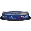 Verbatim DVD+RW, Matt Silver, 43488, 4.7GB, 4x, spindle, 10-pack, bez možnosti potlače, 12cm, pre archiváciu dát
