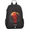 Predškolský ruksak s jednou priehradkou LEGO Ninjago LEGO pre chlapcov, čierny a červený