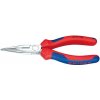 Knipex pologuľaté chróm. kliešte s ostrím 160 mm 2505160