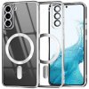 Techsuit Luxury Crystal MagSafe – puzdro na Samsung Galaxy S22 5G – strieborný