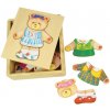 Bigjigs oblékací puzzle v krabičke Pani Medvedica