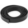 Kožený popruh / ucho na tašky - polotovar šírka 15 mm - 1 ks 2 čierna