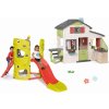 Set domček Priateľov a preliezačka so šmykľavkou Friends House Life Smoby rozšíriteľný s kuchynkou a elektronickým zvončekom