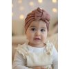 TURBAN z organickej bavlny - Clay Pink | olioli Vyberte veľkosť: 3-5 rokov