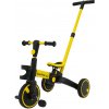 SporTrike Happy Bike 3v1 s Vodiacou tyčou gumové kolesá žlté