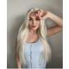 Blond paruka Peroxidová parochňa Kathy so sieťkou (lace front)