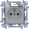 CB Elektro Zásuvka 2P+T/16A/250V viečko (SS) IP44 bez tesnenia transparent SIMON10 (simon)