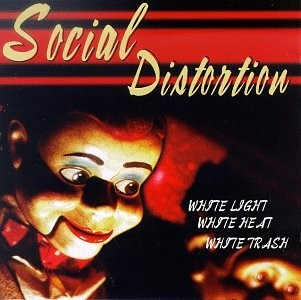 SOCIAL DISTORTION: WHITE LIGHT WHITE HEAT WHITE T CD