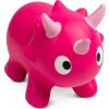 Skákacie Dino s pumpičkou pink Toyz