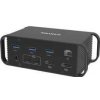Canyon DS-95, Multiport Docking Station, USB-C vstup, 14 portov, podpora 2 monitorov, 4K, 100W (CNS-HDS95ST)