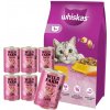 Whiskas s kuracím mäsom 14 kg & WILD FARM Paštéta s jahňacím mäsom 6x400g - bezlepkové krmivo pre mačky