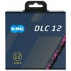 Reťaz KMC DLC 12 Black/Pink, 12 Speed