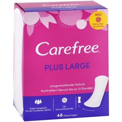 Carefree Plus Large slipové vložky so sviežou vôňou 48 ks